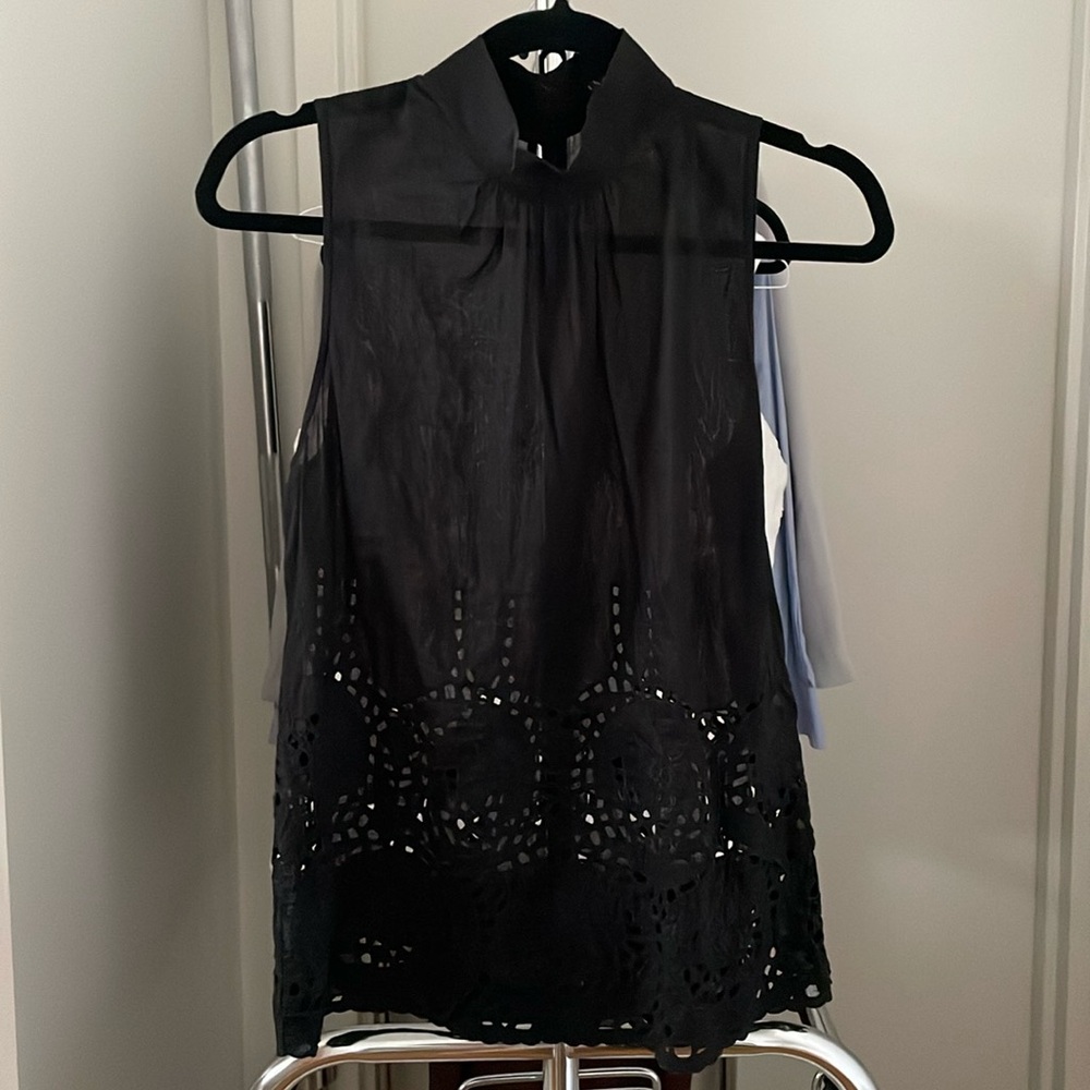 Theory cotton sleeveless top